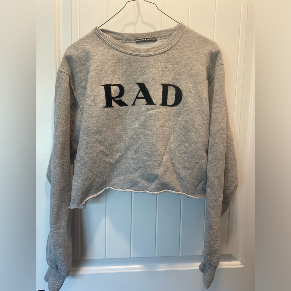 Cropped sweatshirt